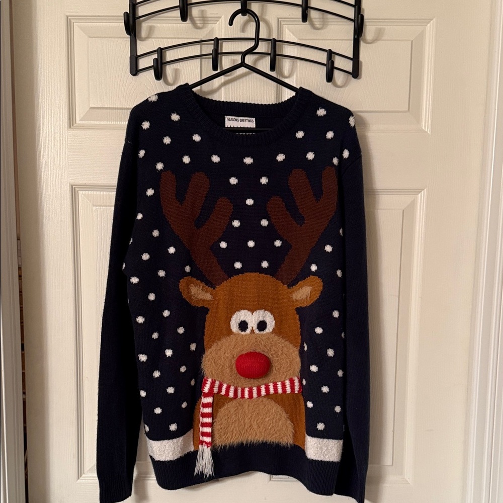 Primark Navy Reindeer Sweater